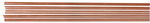 BAGUETTES EN FER CUIVRE 2X500MM /10PCS