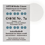 Kunststof lens nr.7A, � 35,0 mm/brandpunt +170 mm
