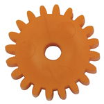 Rotelle dentate 20 mm arancione, 20 denti, 10 pz
