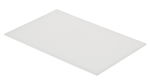 Espanso rigido, 6 mm, 50x25 cm, bianco, 1 pezzo