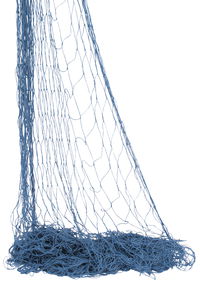 Fischernetz, blau  (200 x 300 cm)