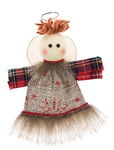 Deko-Stoffengelh�nger (9,5 x 3,5 x 12 cm)