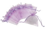 Sacchetti Organza, 8x10 cm, 12 pezzi, lilla