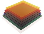 VERRE ACRYLIQUE 3MM TRANSP. JAUNE, MES. SP�CIALE