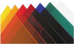 VERRE ACRYLIQUE EXTRUDE 3X500X500MM JAUNE TR /PCE