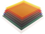 VERRE ACRYLIQUE EXTRUDE 3X500X500MM BLEU TR /PCE