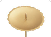Velas y soportes para lamparilla