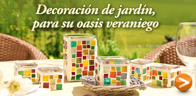 Decoraci�n de jard�n, para su oasis veraniego
