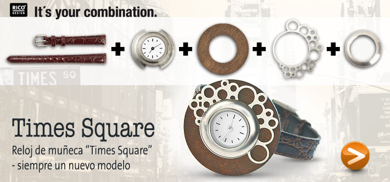 Reloj de mu�eca ?Times Square? - siempre un nuevo modelo